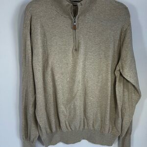 Peter Millar Crown Soft Sweater Beige Cotton